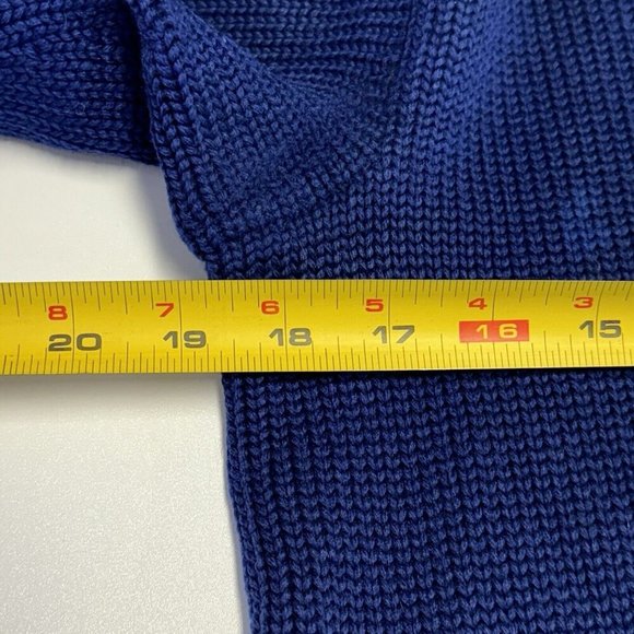 Vintage School Knit Letterman Sweater Womens Medium Knitting Co Chicago 50s 60s - Picture 14 of 14